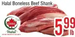 Ethnic Supermarket Halal Boneless Beef Shank offer