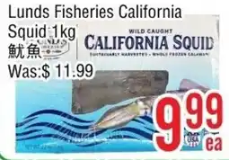 Ethnic Supermarket Lunds Fisheries California Squid offer