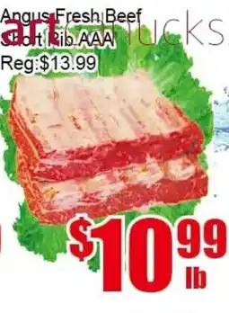 New Pacific Supermarket Angus Fresh Beef Short Rib AAA offer