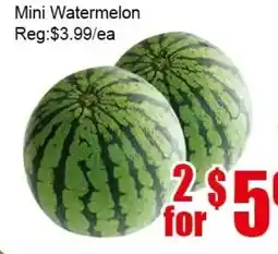 New Pacific Supermarket Mini Watermelon offer