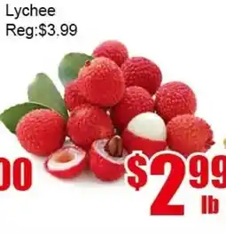 New Pacific Supermarket Lychee offer