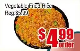 New Pacific Supermarket Vegetable Fried Rice offer