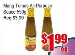 New Pacific Supermarket Mang Tomas All-Purpose Sauce offer