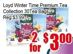 New Pacific Supermarket Loyd Winter Time Premium Tea Collection 30Tea Bags offer