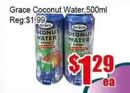 New Pacific Supermarket Grace Coconut Water offer