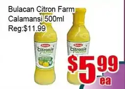New Pacific Supermarket Bulacan Citron Farm Calamansi offer