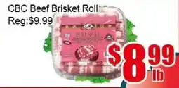 New Pacific Supermarket CBC Beef Brisket Roll offer