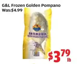 Top Food Supermarket G&L Frozen Golden Pompano offer