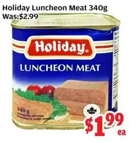 Top Food Supermarket Holiday Luncheon Meat offer