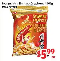 Top Food Supermarket Nongshim Shrimp Crackers offer
