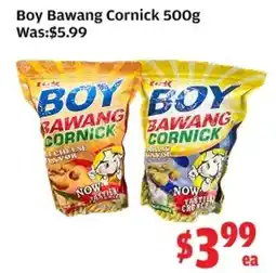 Top Food Supermarket Boy Bawang Cornick offer