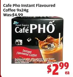 Top Food Supermarket Cafe Pho Instant Flavoured Coffee offer
