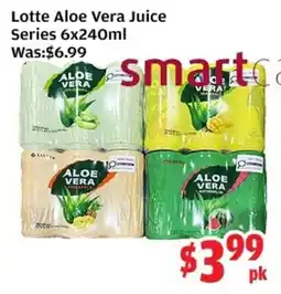 Top Food Supermarket Lotte Aloe Vera Juice Series offer