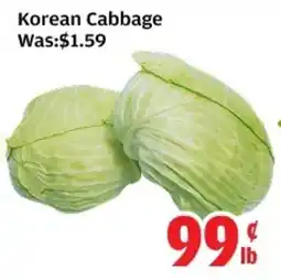 Top Food Supermarket Korean Cabbage offer