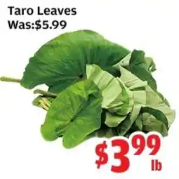 Top Food Supermarket Taro Leaves offer