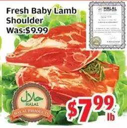Top Food Supermarket Fresh Baby Lamb Shoulder offer