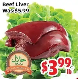 Top Food Supermarket Beef Liver offer