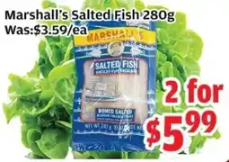 Top Food Supermarket Marshall's Salted Fish offer