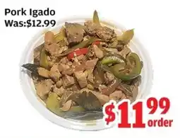 Top Food Supermarket Pork Igado offer