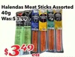 Nations Fresh Foods Halendas Meat Sticks Assorted offer