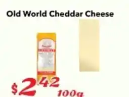 Nations Fresh Foods Old World Cheddar Cheese offer