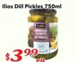 Nations Fresh Foods Ilios Dill Pickles offer