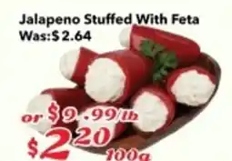 Nations Fresh Foods Jalapeno Stuffed With Feta offer