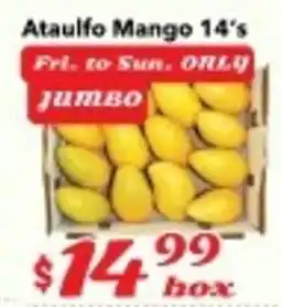 Nations Fresh Foods Ataulfo Mango 14's offer