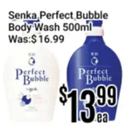 Nations Fresh Foods Senka Perfect Bubble Body Wash offer