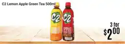 Nations Fresh Foods C2 Lemon Apple Green Tea offer