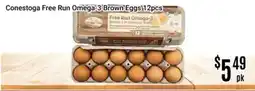Nations Fresh Foods Conestoga Free Run Omega-3 Brown Eggs offer