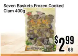 Nations Fresh Foods Seven Baskets Frozen Cooked Clam offer