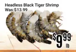 Nations Fresh Foods Headless Black Tiger Shrimp offer