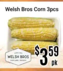 Nations Fresh Foods Welsh Bros Corn 3pcs offer