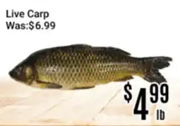 Nations Fresh Foods Live Carp offer