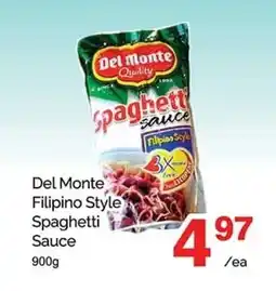 T&T Supermarket Del Monte Filipino Style Spaghetti Sauce offer