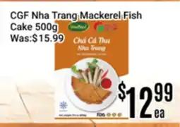 Nations Fresh Foods CGF Nha Trang Mackerel Fish Cake offer
