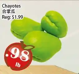 Food Depot Supermarket Chayotes offer