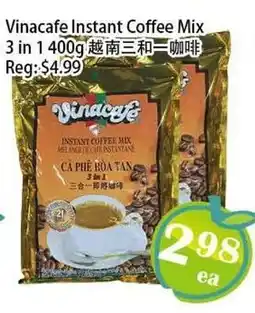 Food Depot Supermarket Vinacafe Instant Coffee Mix 3 in 1 offer