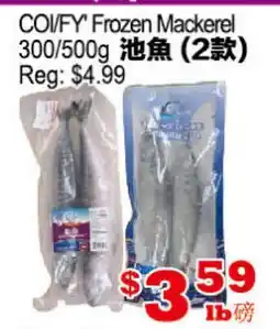Yuan Ming Supermarket COI/FY Frozen Mackerel offer
