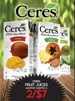 Fiesta Farms CERES FRUIT JUICES offer