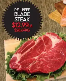 Fiesta Farms P.E.I. BEEF BLADE STEAK offer