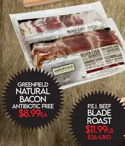 Fiesta Farms GREENFIELD NATURAL BACON offer