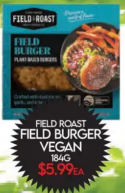 Fiesta Farms FIELD ROAST FIELD BURGER VEGAN offer