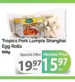 T&T Supermarket Tropics Pork Lumpia Shanghai Egg Rolls offer