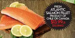 Fiesta Farms FRESH ATLANTIC SALMON FILLET offer