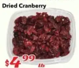 Nations Fresh Foods Dried Cranberry offer