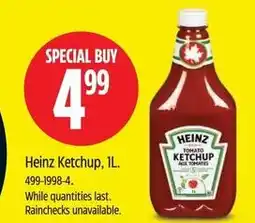 Canadian Tire Heinz Ketchup offer