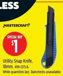 Canadian Tire Utility Snap Knife offer