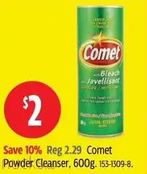 Canadian Tire Comet Powder Cleanser offer